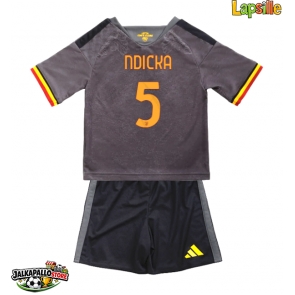 AS Roma Evan Ndicka #5 Kolmaspaita Lapsille 2026-27 Lyhythihainen (+ shortsit)